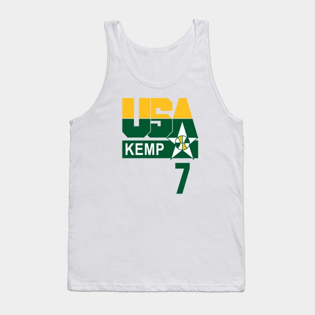 Shawn Kemp Jersey Tank Top by Super Secret Villain